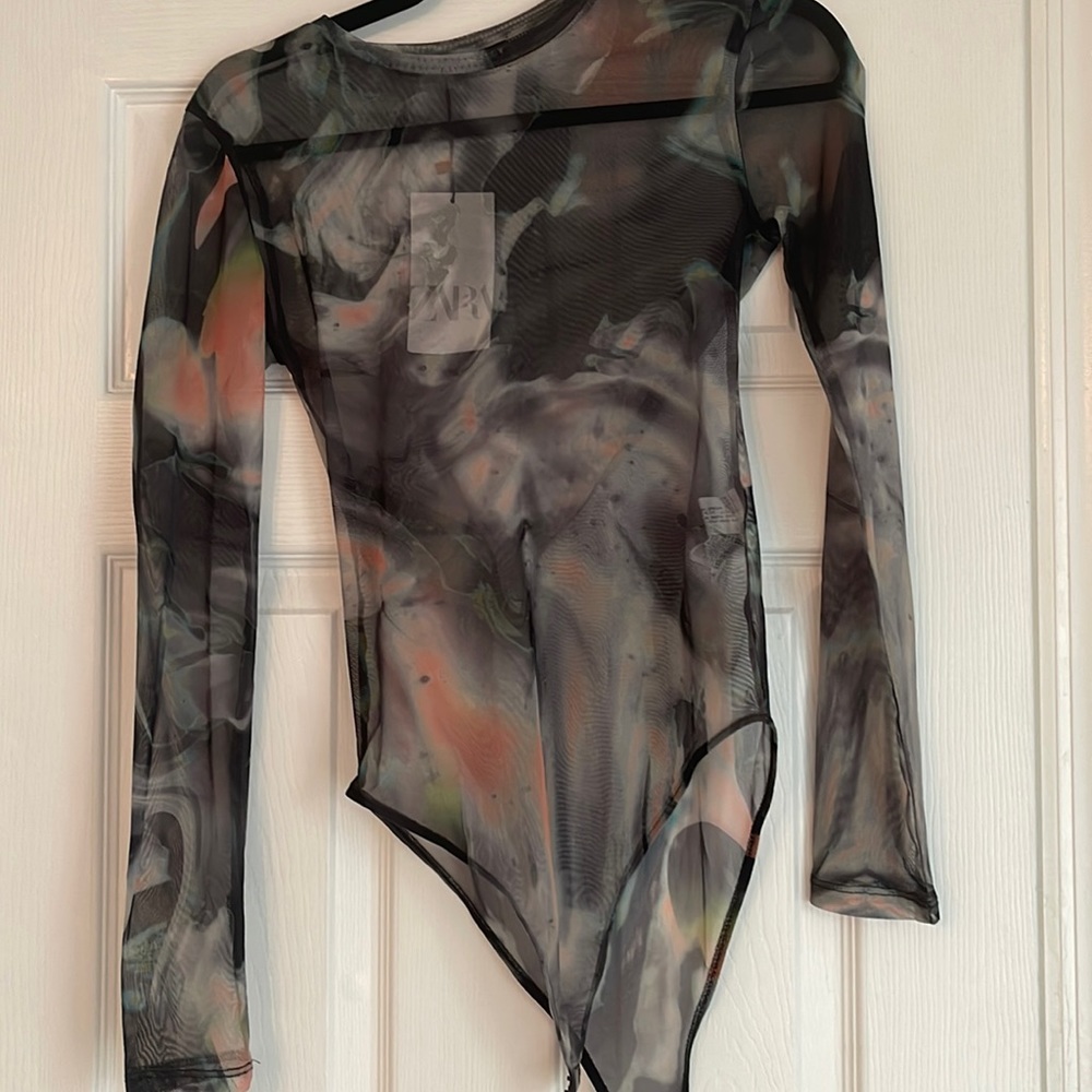 Zara Tulle Bodysuit